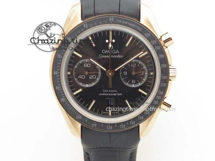 0322 Stylish Seamaster 300M Diver Rose Gold VSF 1:1 Best Edition Black Dial on Mesh Bracelet A 7662